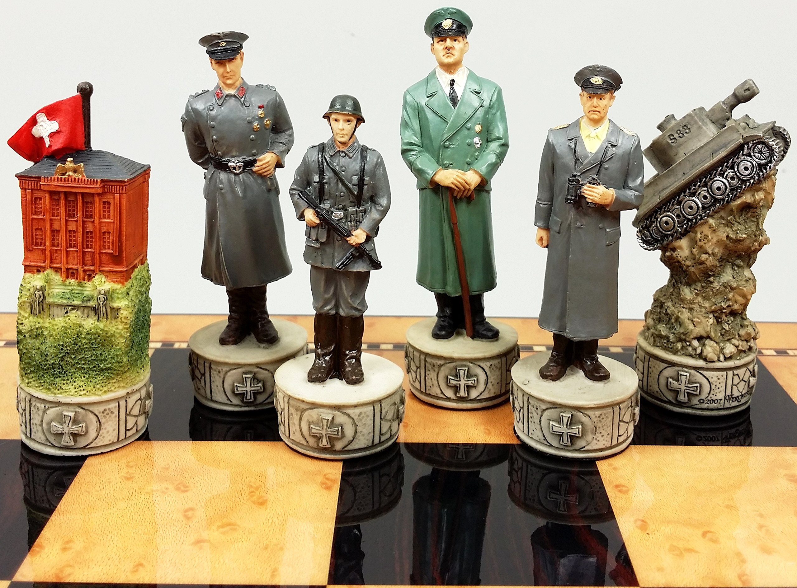 チェス　ドイツ製 Amazon | WW2 US Vs Germany Chess Set W/ 17 1/4